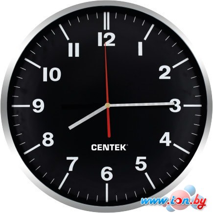Настенные часы CENTEK СТ-7100 (черный) в Бресте