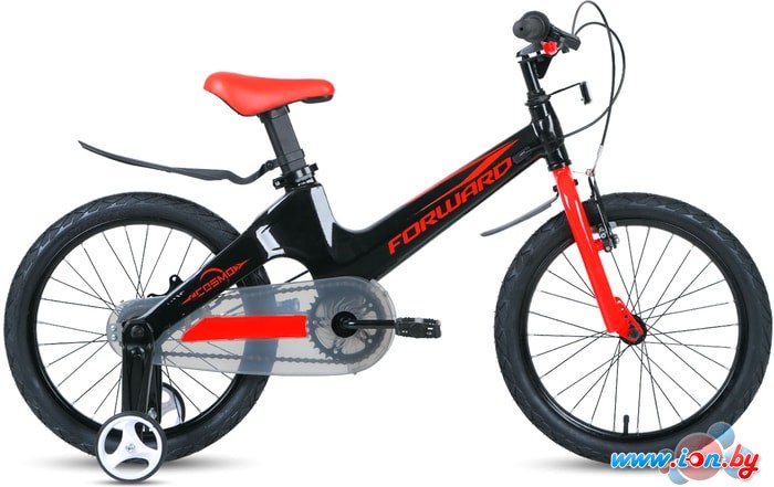 Детский велосипед Forward Cosmo 18 2.0 2020 (черный/красный) в Гомеле