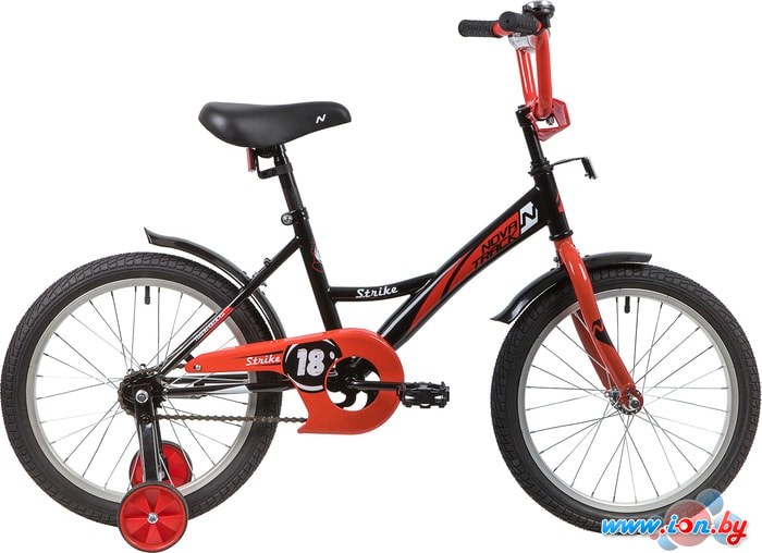 Детский велосипед Novatrack Strike 18 2020 183STRIKE.BKR20 (черный/красный) в Гомеле