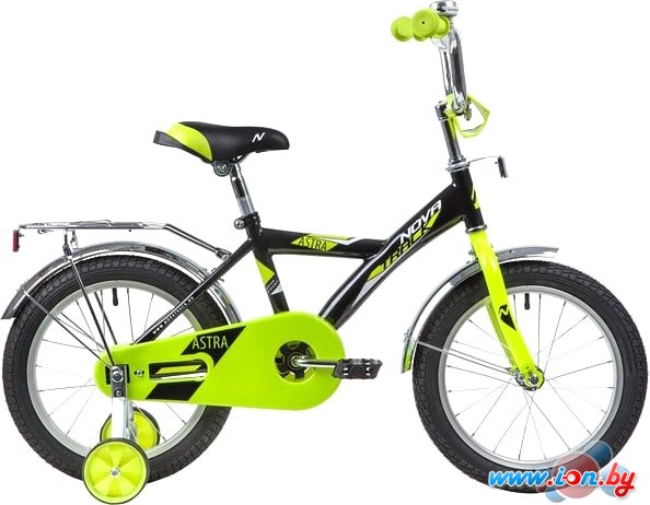 Детский велосипед Novatrack Astra 16 163ASTRA.BK20 (черный/салатовый, 2020) в Гомеле
