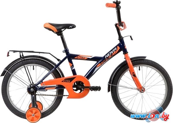 Детский велосипед Novatrack Astra 18 183ASTRA.BL20 (синий/оранжевый, 2020) в Гомеле