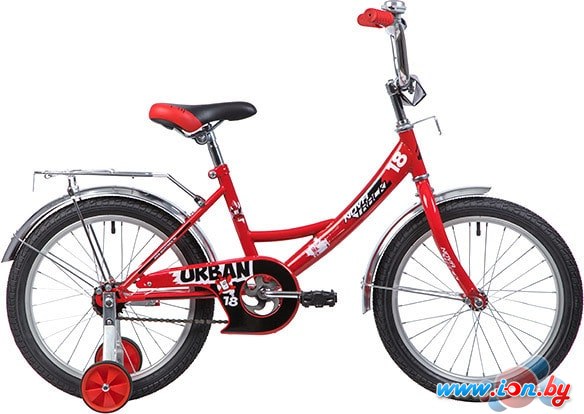 Детский велосипед Novatrack Urban 18 (красный/черный, 2019) в Гомеле