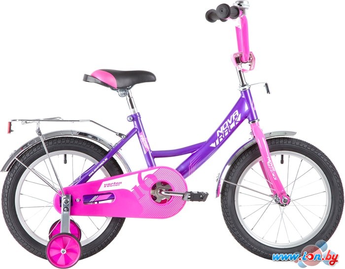 Детский велосипед Novatrack Vector 16 2020 163VECTOR.LC20 (фиолетовый/розовый) в Могилёве