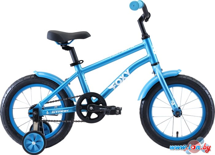 Детский велосипед Stark Foxy 14 boy (голубой/белый, 2020) в Гомеле