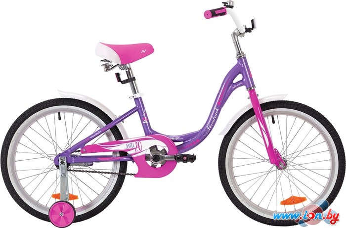Детский велосипед Novatrack Angel 20 (фиолетовый/розовый, 2019) в Минске