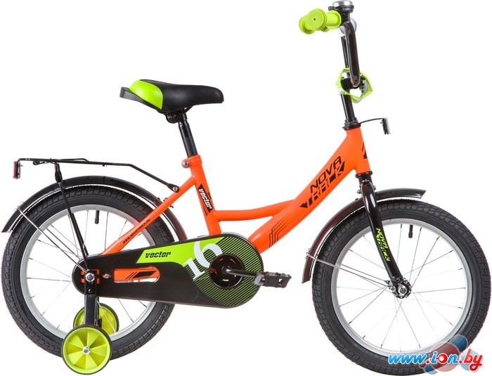 Детский велосипед Novatrack Vector 16 163VECTOR.OR20 (оранжевый/черный, 2020) в Могилёве