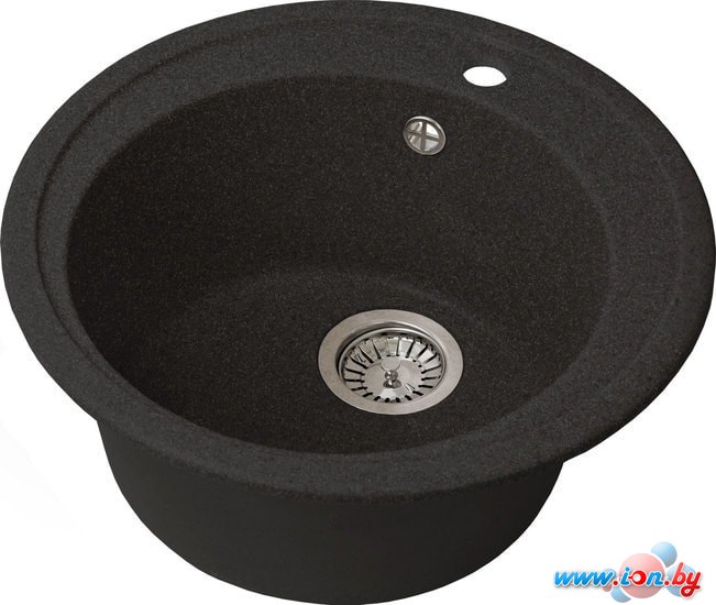 Кухонная мойка Gran-Stone GS-02 (308 черный) в Могилёве