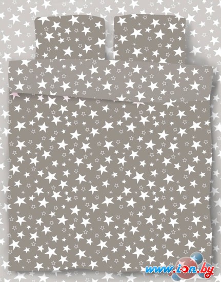 Постельное белье Samsara Stars Grey 220-15 205x220 в Могилёве