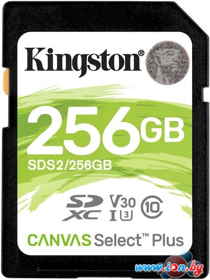 Карта памяти Kingston Canvas Select Plus SDXC 256GB в Минске