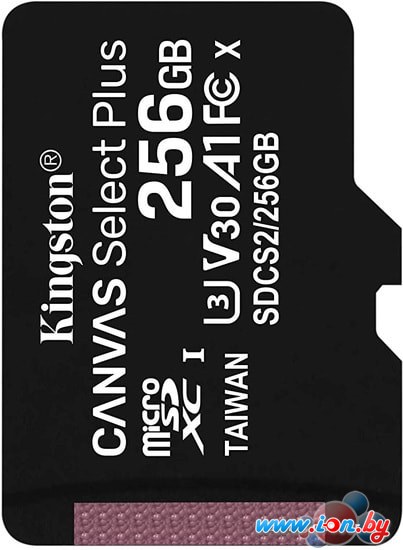 Карта памяти Kingston Canvas Select Plus microSDXC 256GB в Могилёве