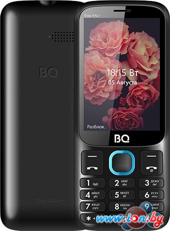 Мобильный телефон BQ-Mobile BQ-3590 Step XXL+ (черный/голубой) в Минске