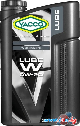 Моторное масло Yacco Lube W 0W-20 2л в Гродно