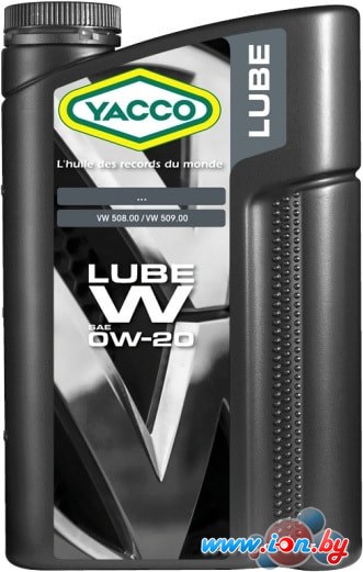 Моторное масло Yacco Lube W 0W-20 1л в Бресте