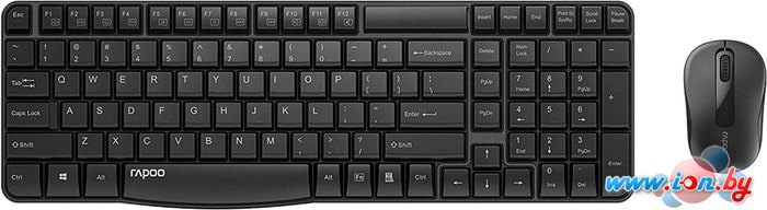 Клавиатура + мышь Rapoo X1800S (черный) в Витебске