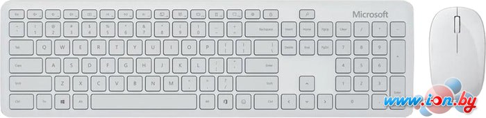 Клавиатура + мышь Microsoft Atom Desktop Bluetooth (белый) в Бресте