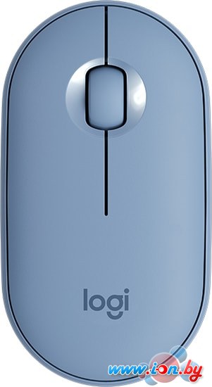 Мышь Logitech M350 Pebble (голубой) в Могилёве