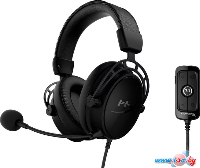 Наушники HyperX Cloud Alpha S (черный) в Гродно