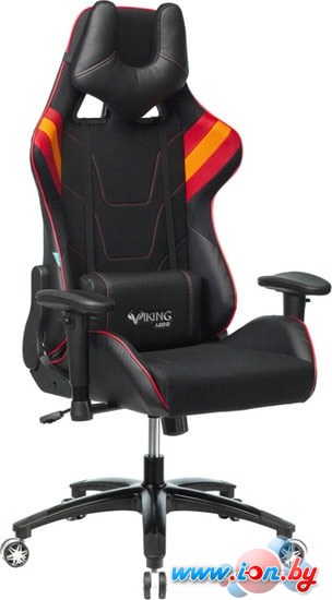 Кресло Бюрократ Viking 4 Aero Red Edition (черный) в Гомеле