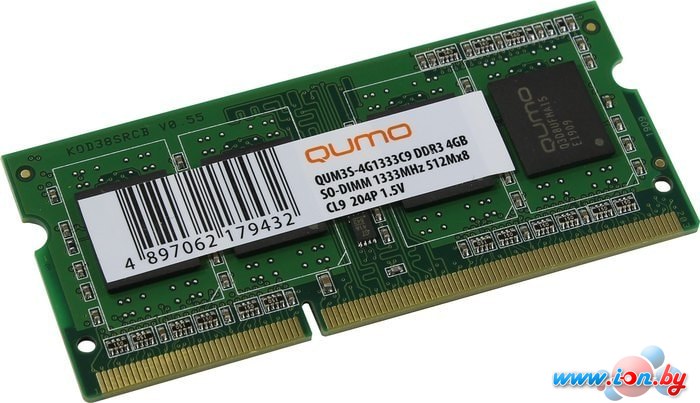 Оперативная память QUMO 8GB DDR3 SODIMM PC3-12800 QUM3S-8G1600C11R в Могилёве