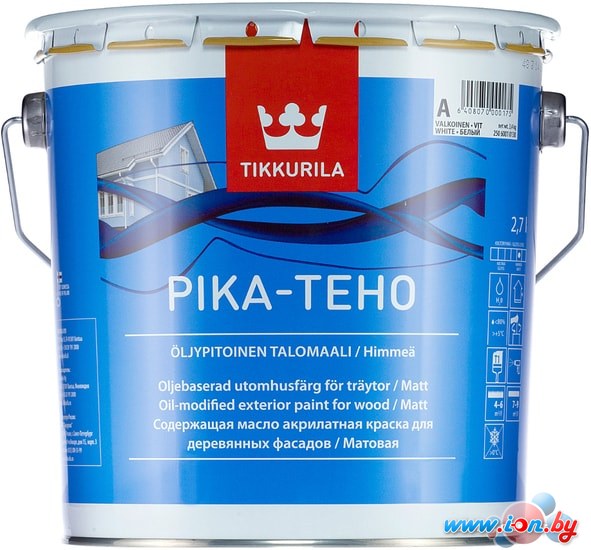 Краска Tikkurila Pika-Teho 2.7 л (базис C) в Минске