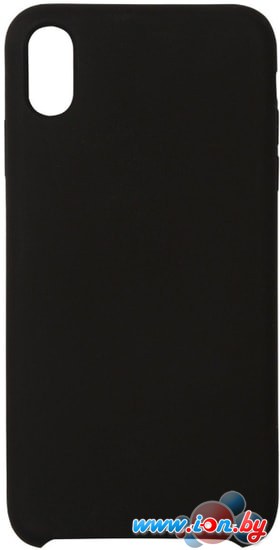 Чехол VOLARE ROSSO Soft Suede для Apple iPhone X/XS (черный) в Могилёве