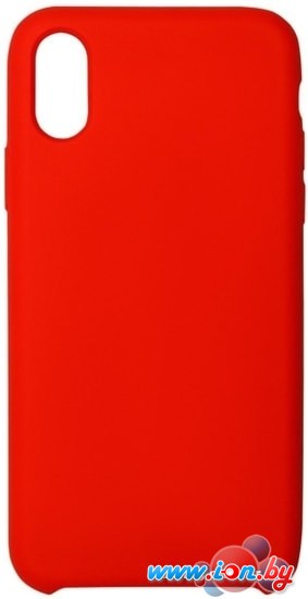 Чехол VOLARE ROSSO Soft Suede для Apple iPhone X/XS (красный) в Бресте