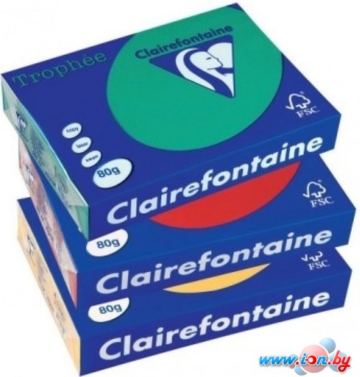 Офисная бумага Clairefontaine Trophee интенсив A4 80 г/кв.м 500 л (ярко-голубой) в Могилёве