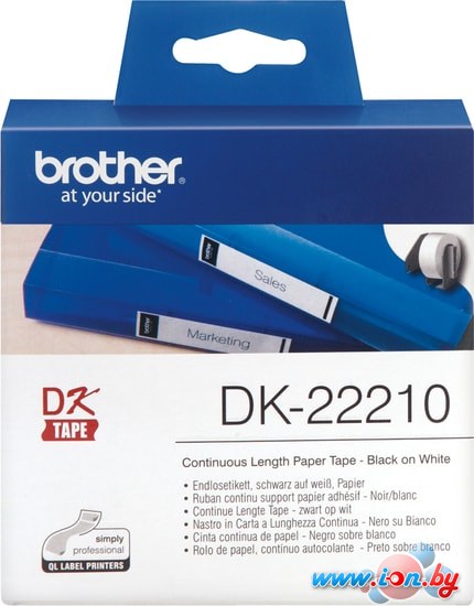 Самоклеящаяся термобумага Brother DK-22210 (29 мм, 30.48 м) в Бресте