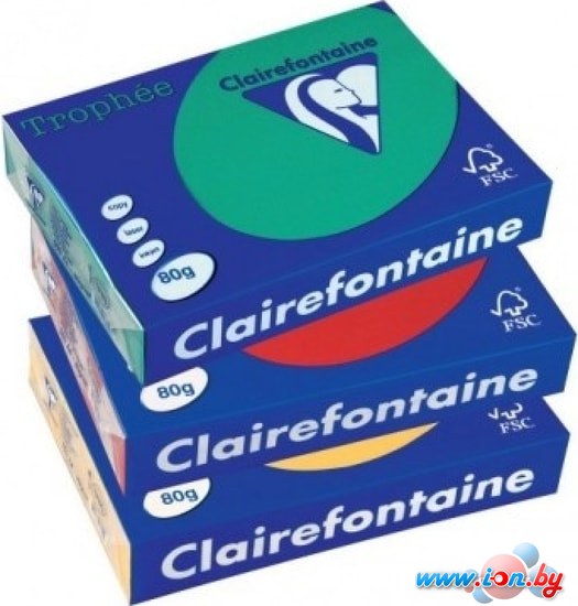 Офисная бумага Clairefontaine Trophee интенсив A4 80г/кв.м 500 л (ярко-розовый) в Бресте