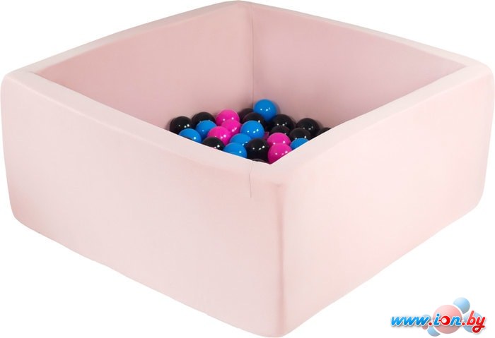 Сухой бассейн Misioo 90x90x40 200 шаров (светло-розовый) в Гомеле