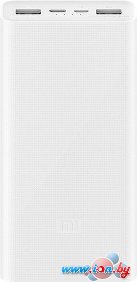 Портативное зарядное устройство Xiaomi Mi Power Bank 3 PLM18ZM USB-C 20000mAh (белый) в Могилёве