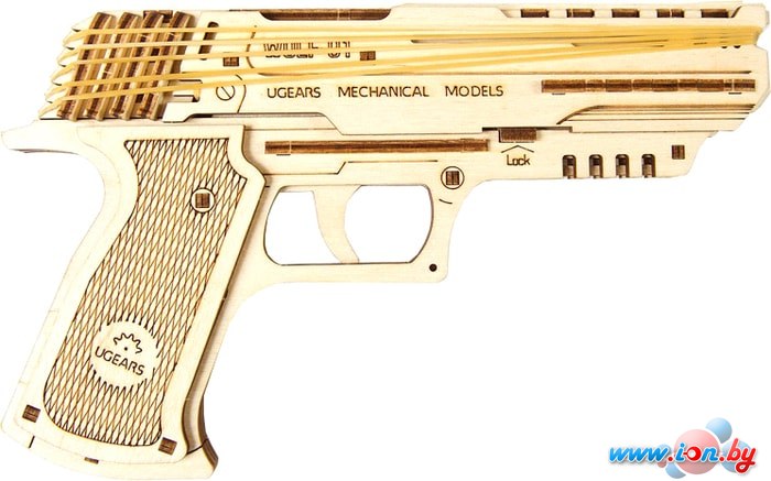 3Д-пазл Ugears Пистолет Вольф-01 в Гродно