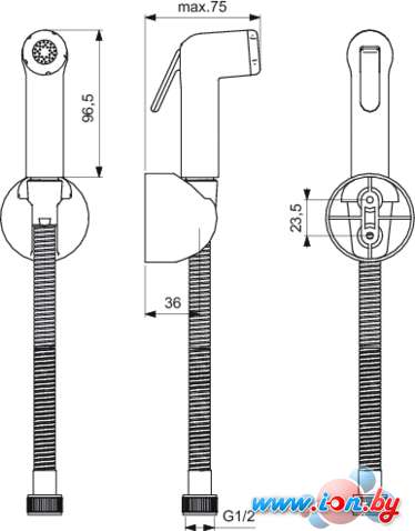 Гигиенический душ Ideal Standard Idealspray Eco B0595AA (хром) в Могилёве