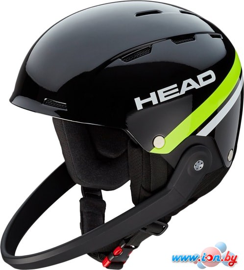 Cпортивный шлем Head Team SL M/L 320408 (черный/салатовый) в Могилёве