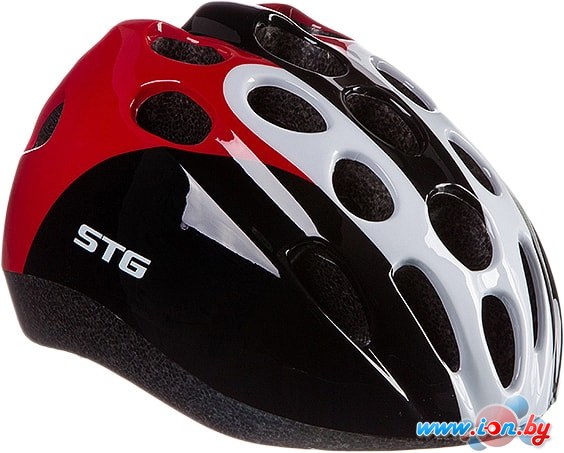 Cпортивный шлем STG HB5-3 S (р. 48-52, черный/красный/белый) в Могилёве