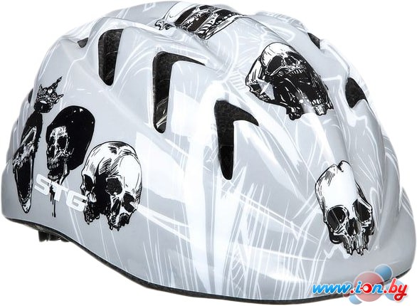 Cпортивный шлем STG MV7 XS (р. 44-48, серый/черный) в Могилёве