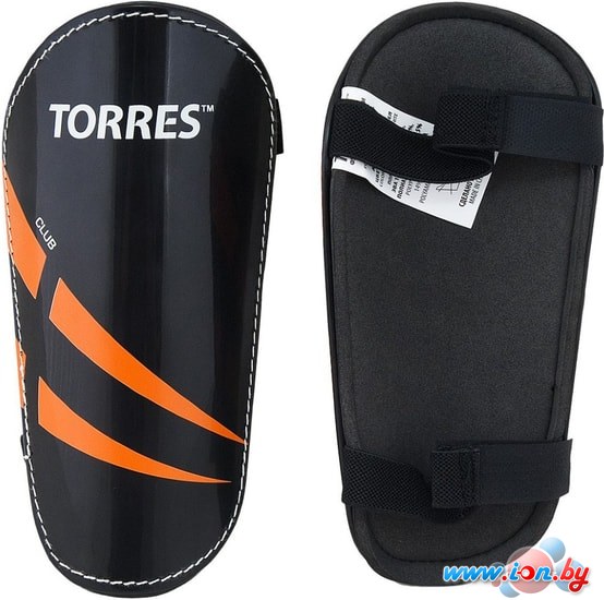Защита голени Torres Club FS1607 (L, черный/оранжевый/белый) в Витебске