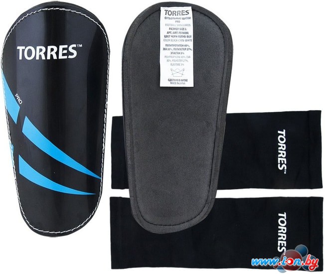 Защита голени Torres Pro FS1608 (L, черный/синий/белый) в Бресте