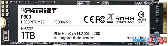 SSD Patriot P300 1TB P300P1TBM28 в Гомеле