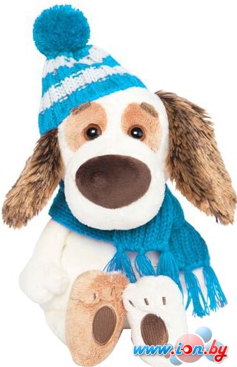 Классическая игрушка Basik & Co Barty Baby в шапочке и шарфе (20 см) в Гомеле