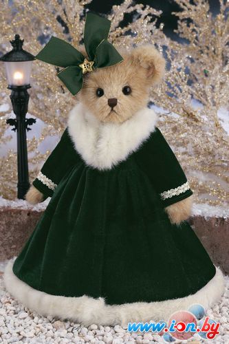 Классическая игрушка Bearington Мишка в зеленом платье с бантом (36 см) [173182] в Бресте