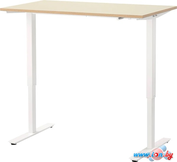 Стол для работы стоя Ikea Скарста 593.208.15 (бежевый/белый) в Могилёве