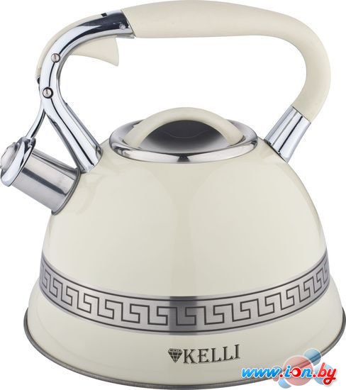 Чайник со свистком KELLI KL-4506 (бежевый) в Витебске