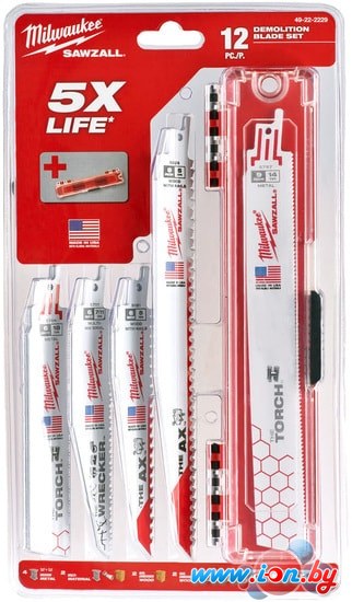 Набор оснастки Milwaukee 49222229 (12 предметов) в Могилёве