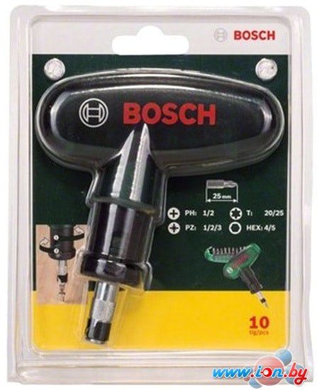 Отвертка с набором Bosch 2607019510 (10 предметов) в Гомеле
