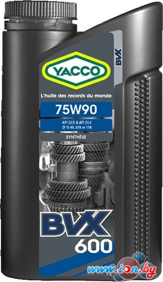 Трансмиссионное масло Yacco BVX 600 75W-90 1л в Бресте