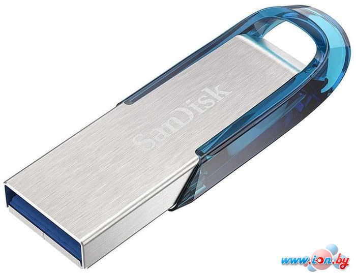 USB Flash SanDisk Cruzer Ultra Flair CZ73 128GB (синий) в Минске