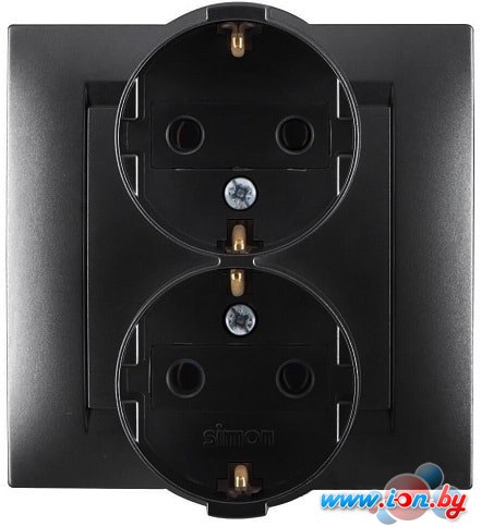Розетка Simon 15 1590459-038 (графит) в Могилёве