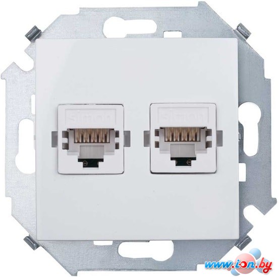Розетка компьютерная Simon 1591593-030 (белый) в Могилёве