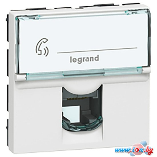 Розетка телефонная Legrand Mosaic 78732 (белый) в Бресте